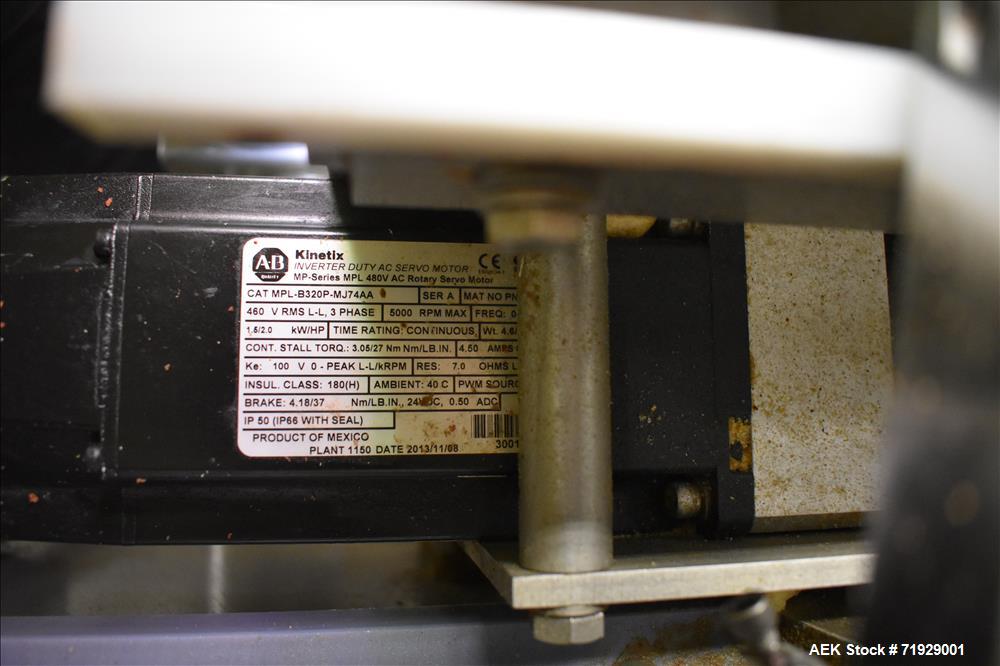 Used Roberts Model IMP-1500 Horizontal Pre Form Pouch Machine. Capable of speeds up to 50 pouches per minute (depending on application, bag size and product fill). Bag size range: 4" - 12" or 100mm -...