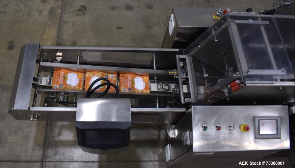 Tishma Model Flex 7 (ROO-100) Premade Pouch Filler and Sealer W/ Weigh Right PMB4 L linear scale