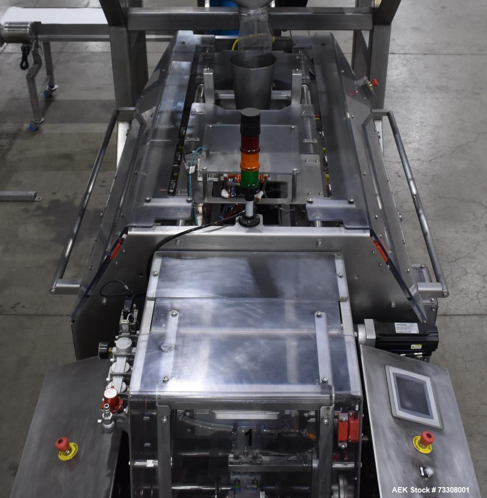 Tishma Model Flex 7 (ROO-100) Premade Pouch Filler and Sealer W/ Weigh Right PMB4 L linear scale