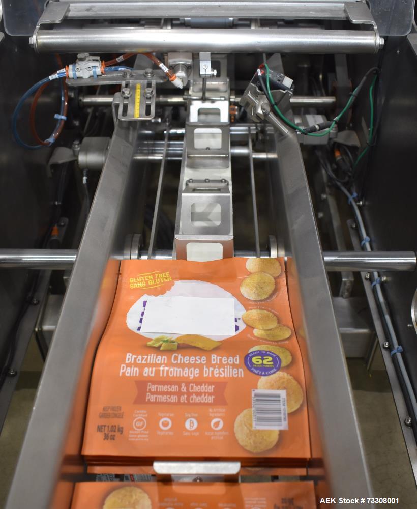 Tishma Model Flex 7 (ROO-100) Premade Pouch Filler and Sealer W/ Weigh Right PMB4 L linear scale