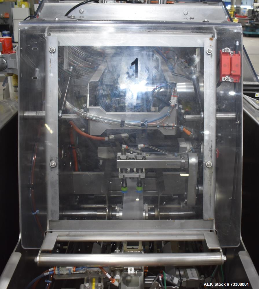 Tishma Model Flex 7 (ROO-100) Premade Pouch Filler and Sealer W/ Weigh Right PMB4 L linear scale