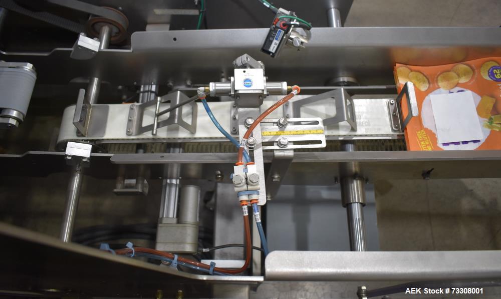 Tishma Model Flex 7 (ROO-100) Premade Pouch Filler and Sealer W/ Weigh Right PMB4 L linear scale