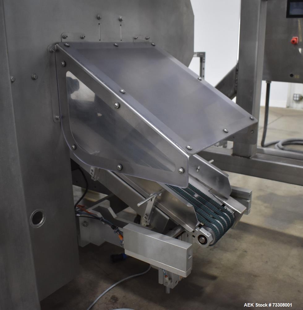Tishma Model Flex 7 (ROO-100) Premade Pouch Filler and Sealer W/ Weigh Right PMB4 L linear scale