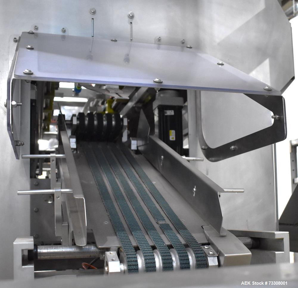 Tishma Model Flex 7 (ROO-100) Premade Pouch Filler and Sealer W/ Weigh Right PMB4 L linear scale