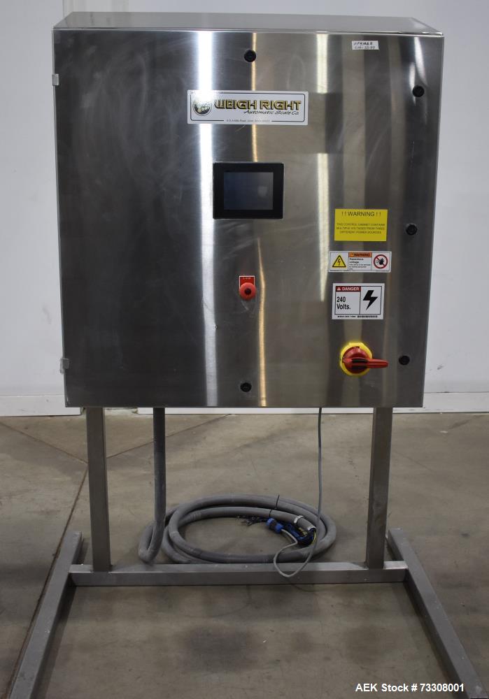 Tishma Model Flex 7 (ROO-100) Premade Pouch Filler and Sealer W/ Weigh Right PMB4 L linear scale