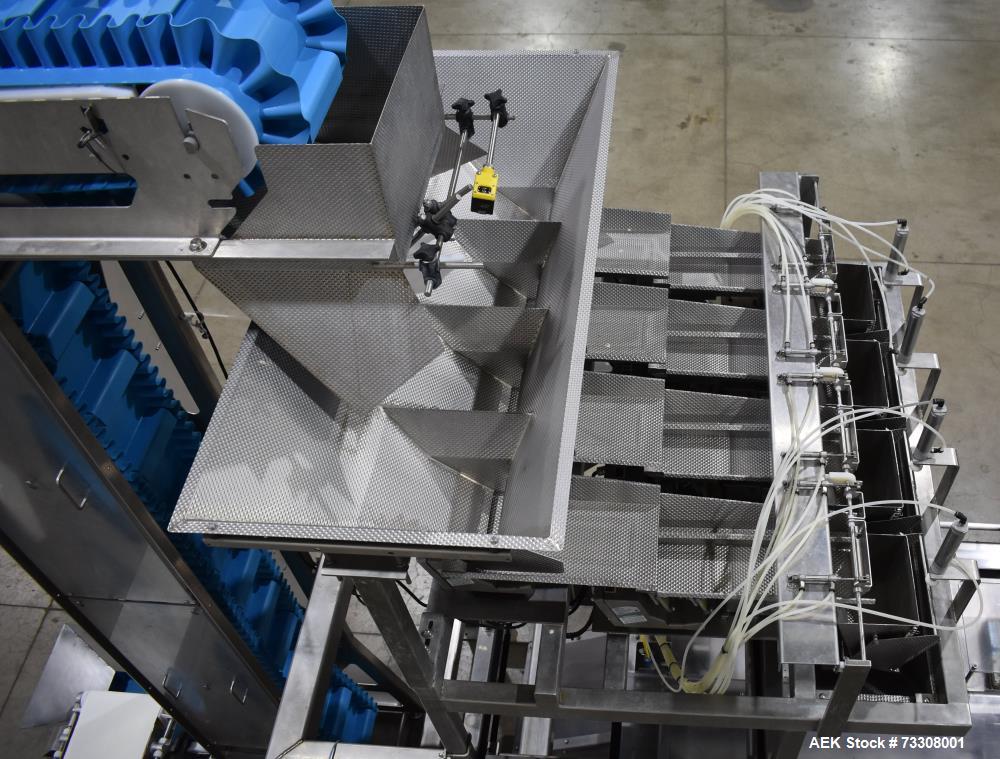 Tishma Model Flex 7 (ROO-100) Premade Pouch Filler and Sealer W/ Weigh Right PMB4 L linear scale