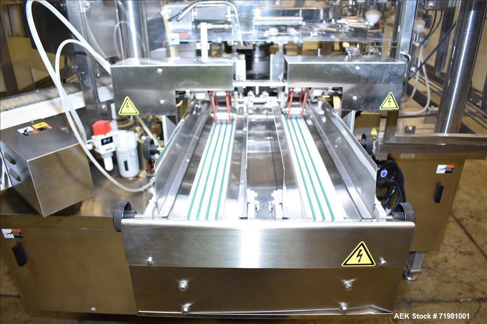 Toyo Jidoki Model TT9CW Preformed Pouch Machine.