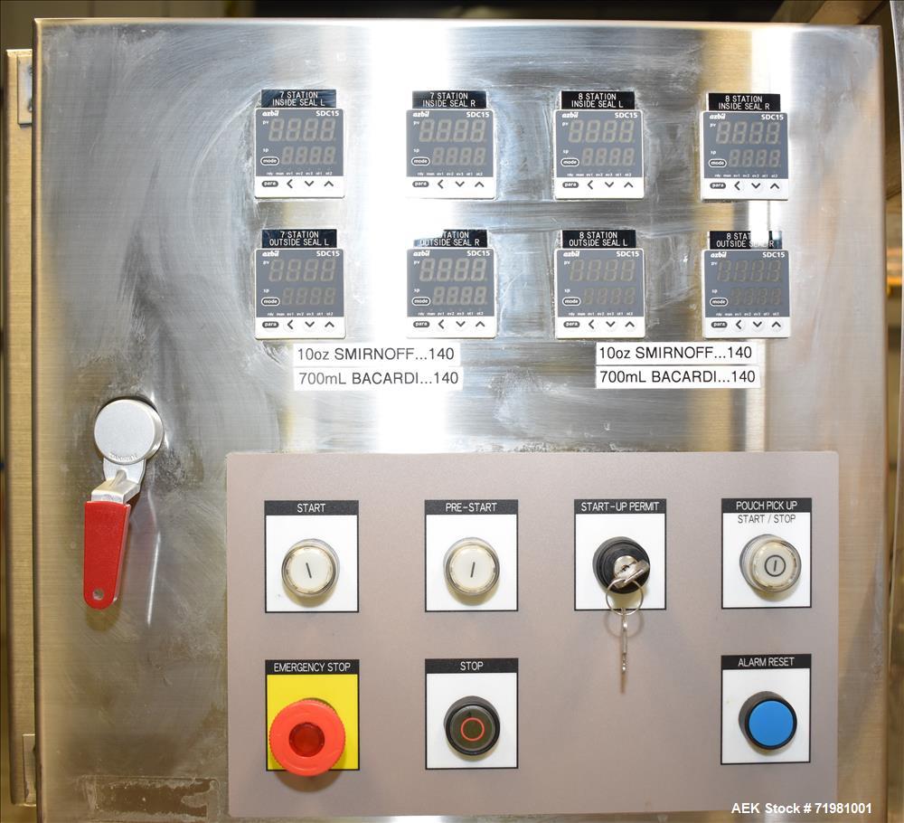 Toyo Jidoki Model TT9CW Preformed Pouch Machine.