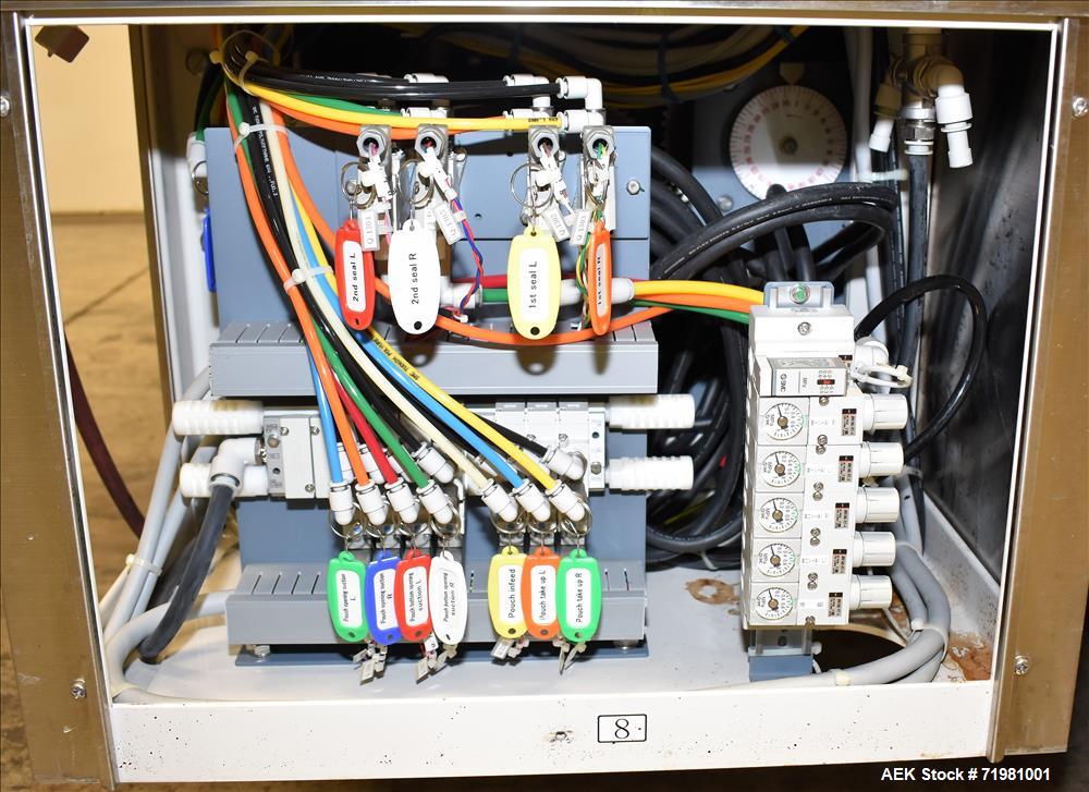 Toyo Jidoki Model TT9CW Preformed Pouch Machine.