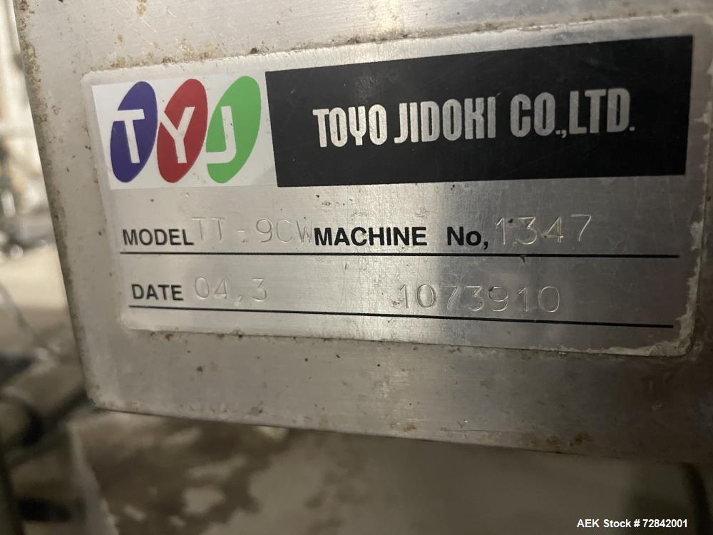 Used Toyo Jidoki Horizontal Pre-Made Pouch Packager, Model TT9CW