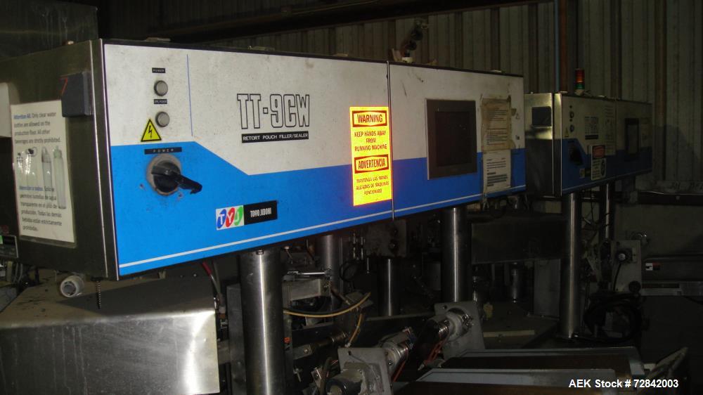 Used- Toyo Jidoki Horizontal Pre-Made Pouch Packager, Model TT9CW