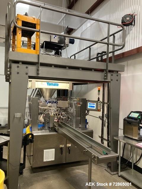 Used Viking 8S-235 Rotary Premade Pouch Machine