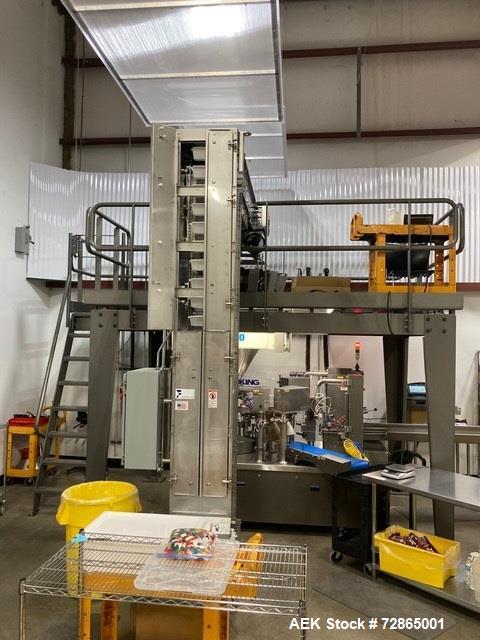 Used Viking 8S-235 Rotary Premade Pouch Machine