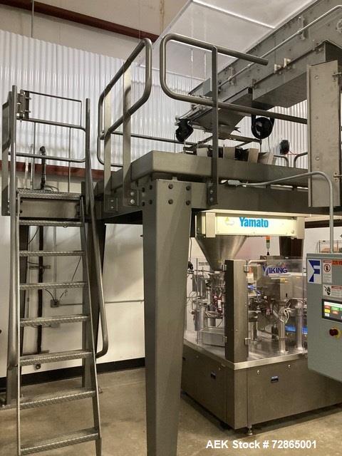 Used Viking 8S-235 Rotary Premade Pouch Machine
