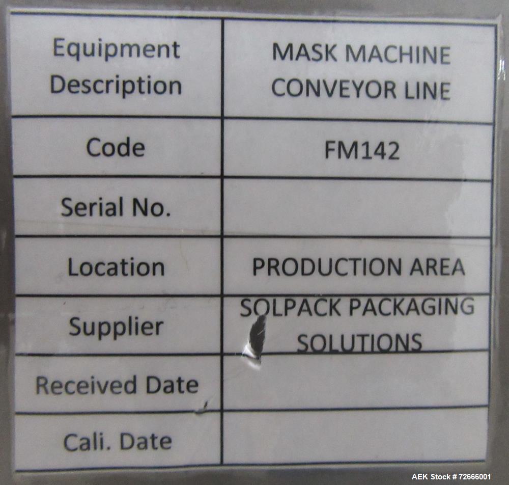 Solpac Model 8SD-165 Duplex Premade Pouch Machine-Used