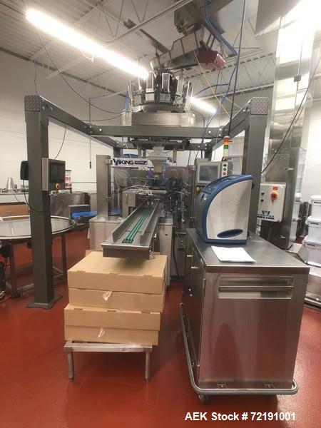 Used Viking Masek "Solpac" Stand Up Pre-Made Pouch Packager
