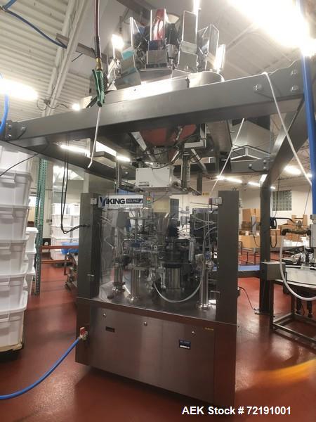 Used Viking Masek "Solpac" Stand Up Pre-Made Pouch Packager