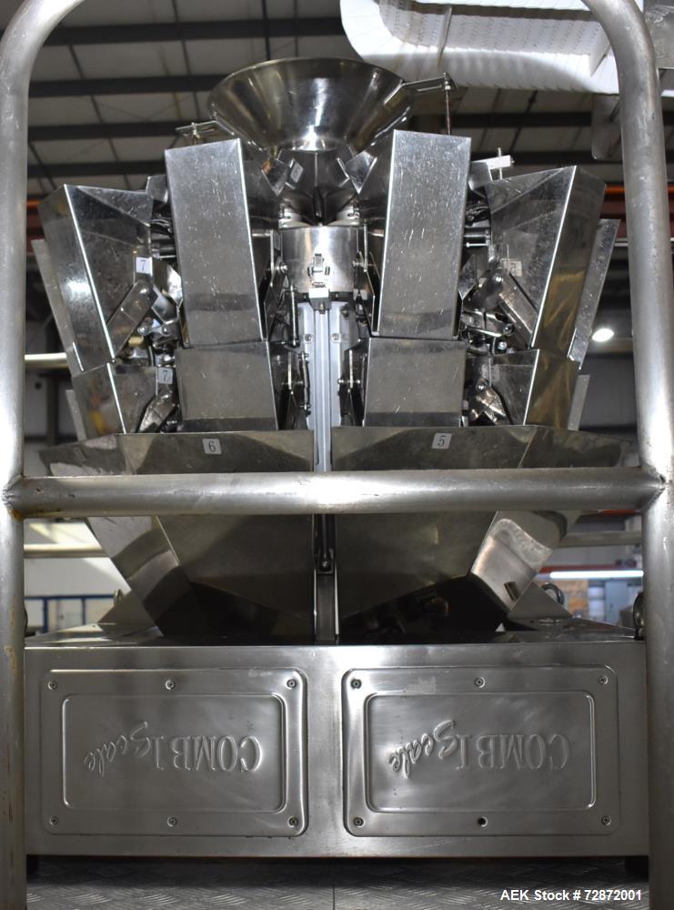 Used Weighpack Swifty 1200 Horizontal Pre-Made Pouch Filler & Sealer with 10-Head Combi Scale