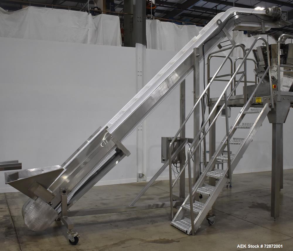 Used Weighpack Swifty 1200 Horizontal Pre-Made Pouch Filler & Sealer with 10-Head Combi Scale