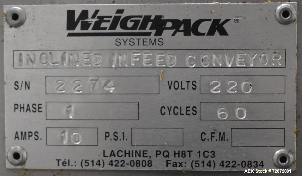 Used Weighpack Swifty 1200 Horizontal Pre-Made Pouch Filler & Sealer with 10-Head Combi Scale