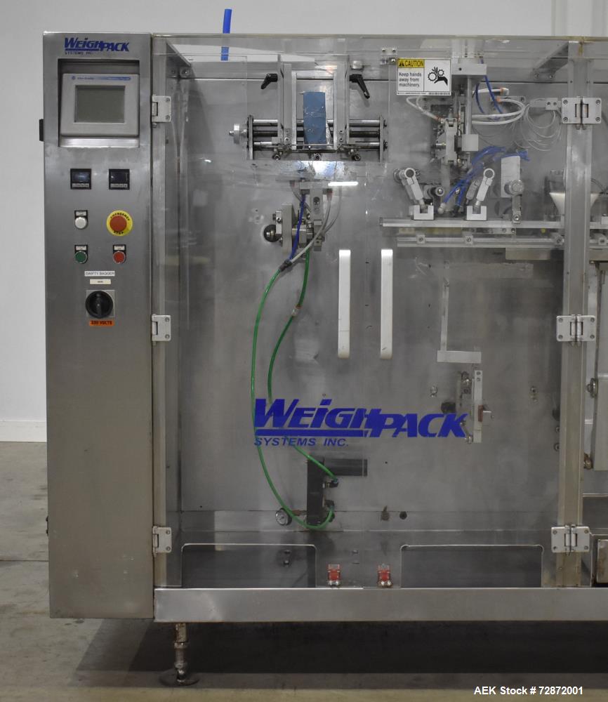 Used- Weighpack Swifty 1200 Horizontal Pre-Made Pouch Filler and Sealer with 10 Head Combi Scale. Capable of speeds up to 25...