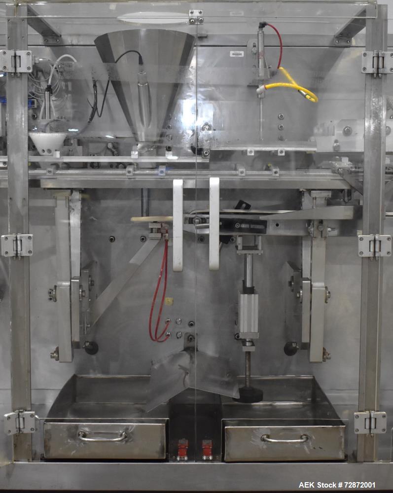 Used Weighpack Swifty 1200 Horizontal Pre-Made Pouch Filler & Sealer with 10-Head Combi Scale