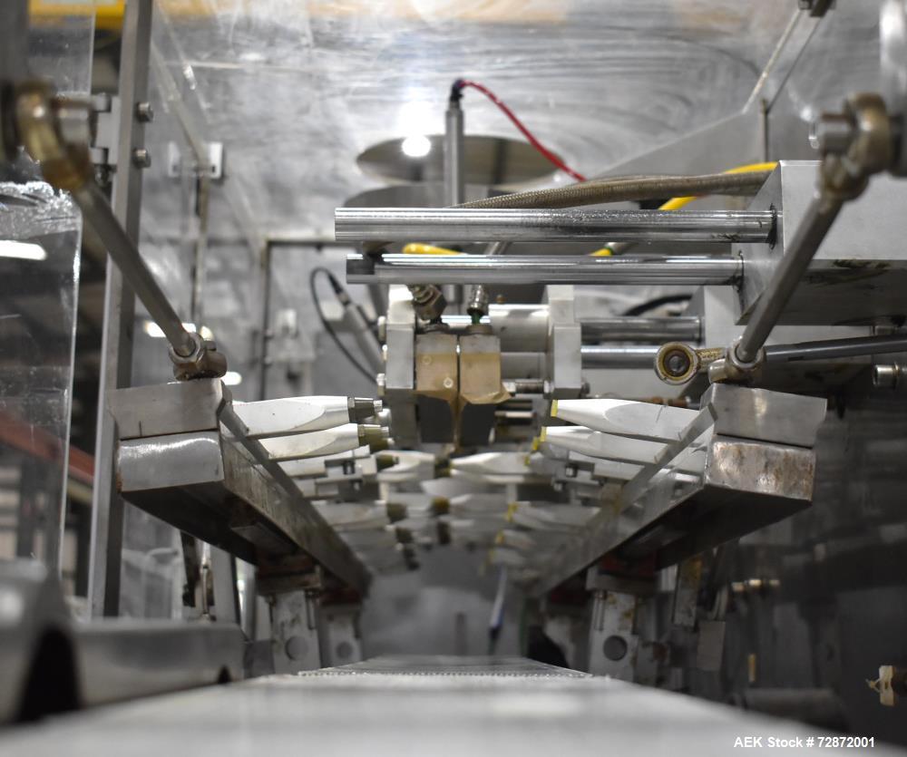 Used Weighpack Swifty 1200 Horizontal Pre-Made Pouch Filler & Sealer with 10-Head Combi Scale