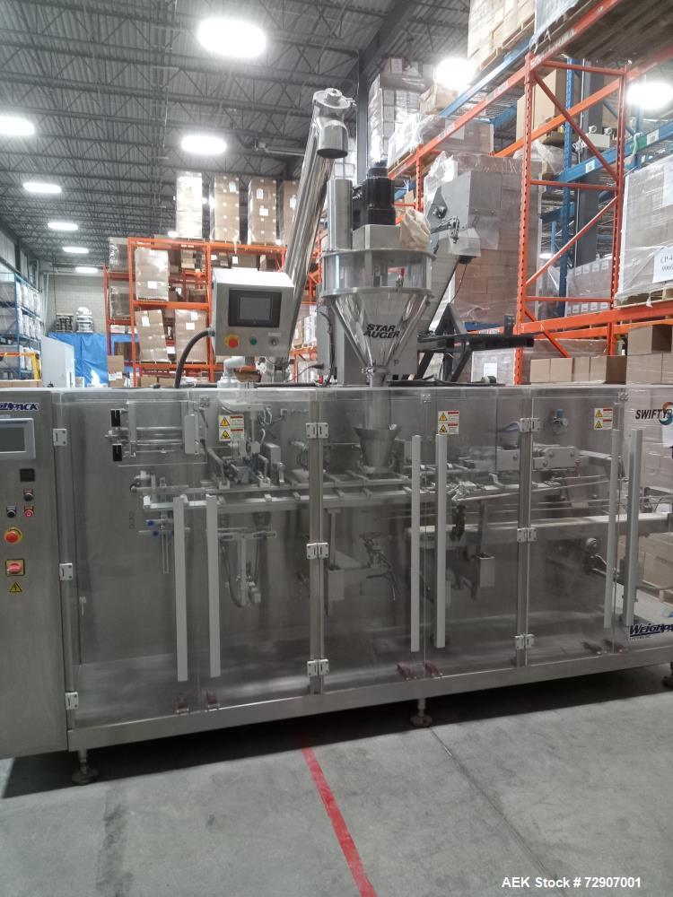 Used WeighPack Systems Swifty 1200 with Auger Filler and Scoop Inserter