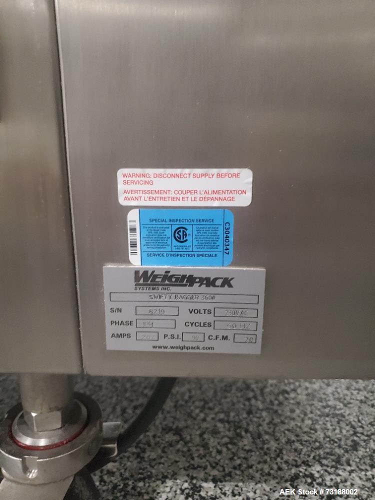Used Weighpack Systems Swifty 3600 Horizontal Pouch Machine