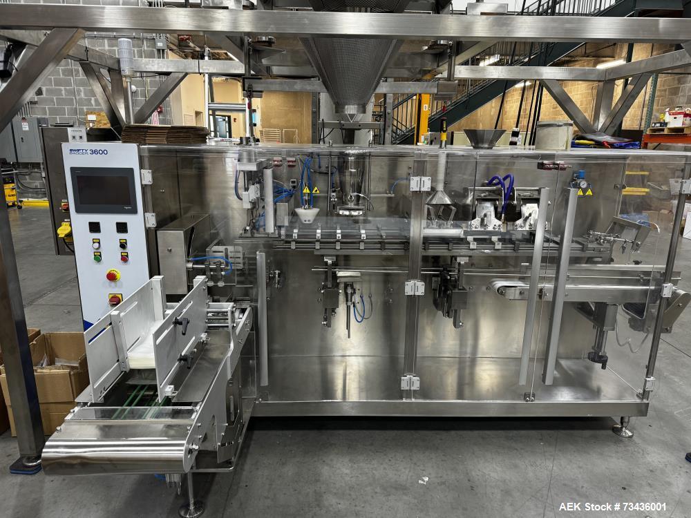 Used WeighPack Swifty 3600 Pouch Machine – 45 BPM | Primo 14-Head Scale | Conveyor & Coder | Like New 2024