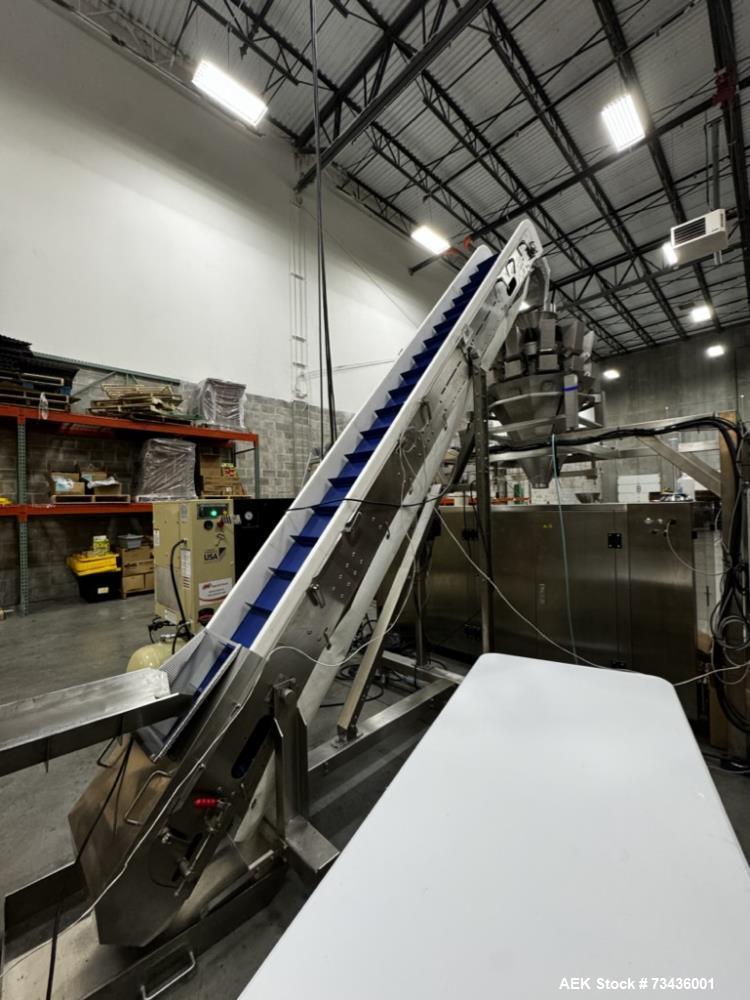 Used WeighPack Swifty 3600 Pouch Machine – 45 BPM | Primo 14-Head Scale | Conveyor & Coder | Like New 2024