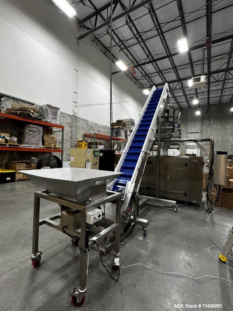 Used WeighPack Swifty 3600 Pouch Machine – 45 BPM | Primo 14-Head Scale | Conveyor & Coder | Like New 2024