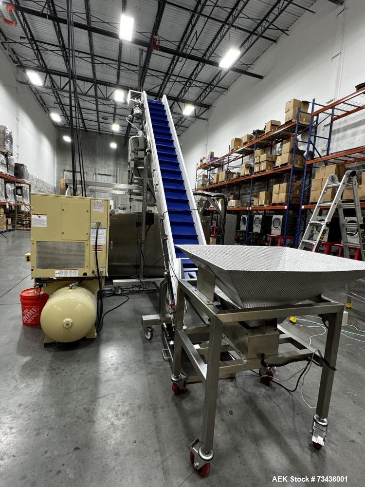 Used WeighPack Swifty 3600 Pouch Machine – 45 BPM | Primo 14-Head Scale | Conveyor & Coder | Like New 2024