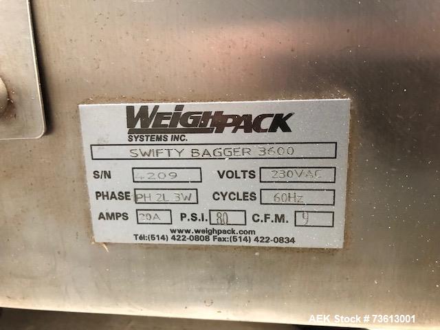 Year 2021 Weighpack Systems Swifty 3600 Bagging Machine – Horizontal Pouch Filler Sealer