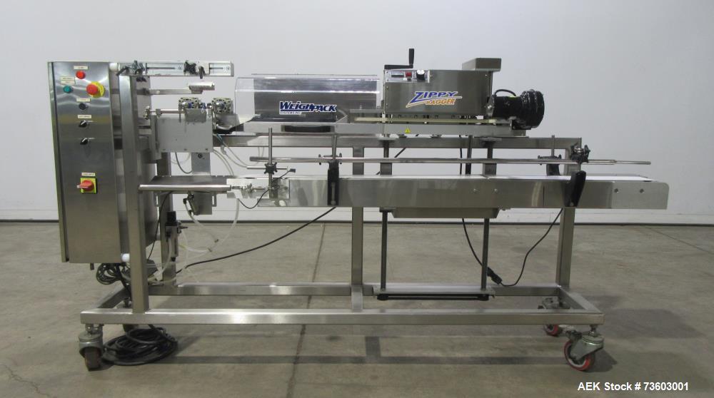 Used Weighpack Systems Zippy Bagger – Wicketed Bag Packaging Machine, Up to 35 B
