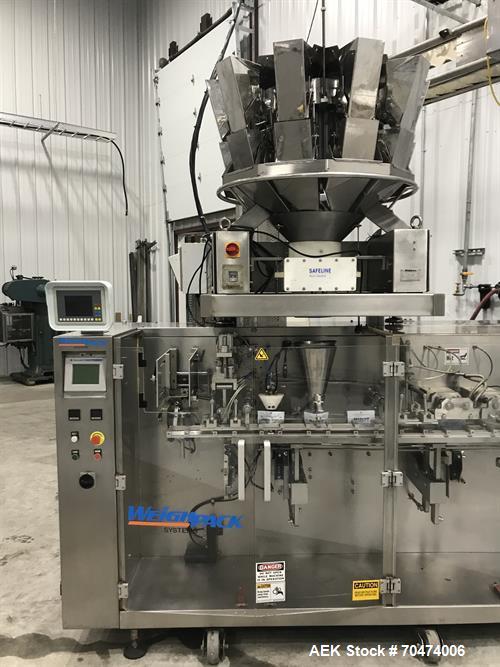 Used- Weighpack Swifty 3600 Doy Pouch Machine with Weighpack 10 Head Rotary Scal
