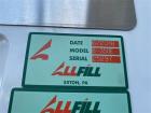 Used AllFill B-350-E Powder Filler