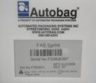 Used Autobag Model FAS Sprint Side Pouch Packaging System