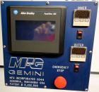 Used MFG Inc Model Gemini Preformed Pouch Packaging Machine