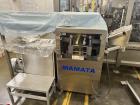 Used- Mamata Model PFS-250 Premade Pouch Machine. Capable of speeds up to 55 per minute (depending on size and application)....