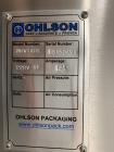 Used- Ohlson Model AP-837-IV-Z Preformed Pouch Machine