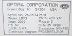 Used Optima Model LBV3 Pre-Formed Wicketed Bag Opener and Sealer