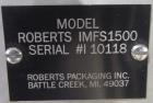Roberts IMFS1500 Preformed Pouch Packaging Machine – 50 Pouches/Min
