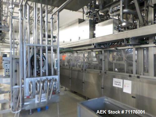 Used Hassia Thermoforming Line.  THM 16/48 used for cup size 3.5 oz, 4.4 oz (100 g or 125 g), speeds up to 28 strokes/min, 12 cups/stroke.  Format sizes 44-069-52-59.  Cup material PS with aluminum o...