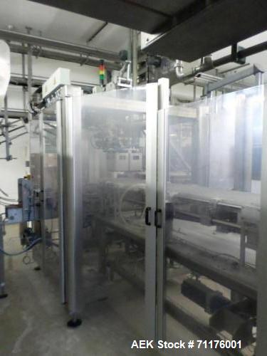 Used Hassia Thermoforming Line.  THM 16/48 used for cup size 3.5 oz, 4.4 oz (100 g or 125 g), speeds up to 28 strokes/min, 12 cups/stroke.  Format sizes 44-069-52-59.  Cup material PS with aluminum o...