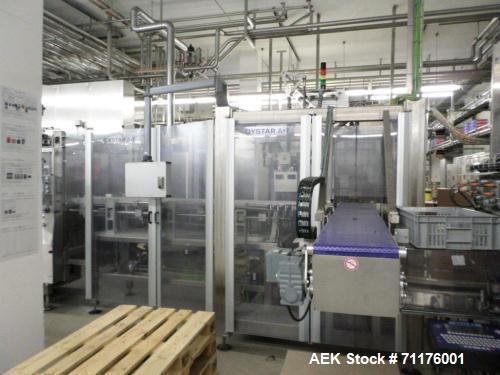 Used Hassia Thermoforming Line.  THM 16/48 used for cup size 3.5 oz, 4.4 oz (100 g or 125 g), speeds up to 28 strokes/min, 12 cups/stroke.  Format sizes 44-069-52-59.  Cup material PS with aluminum o...