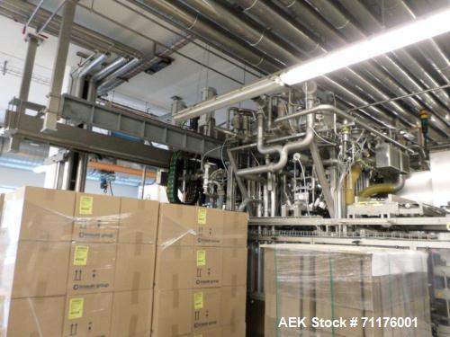 Used Hassia Thermoforming Line.  THM 16/48 used for cup size 3.5 oz, 4.4 oz (100 g or 125 g), speeds up to 28 strokes/min, 12 cups/stroke.  Format sizes 44-069-52-59.  Cup material PS with aluminum o...