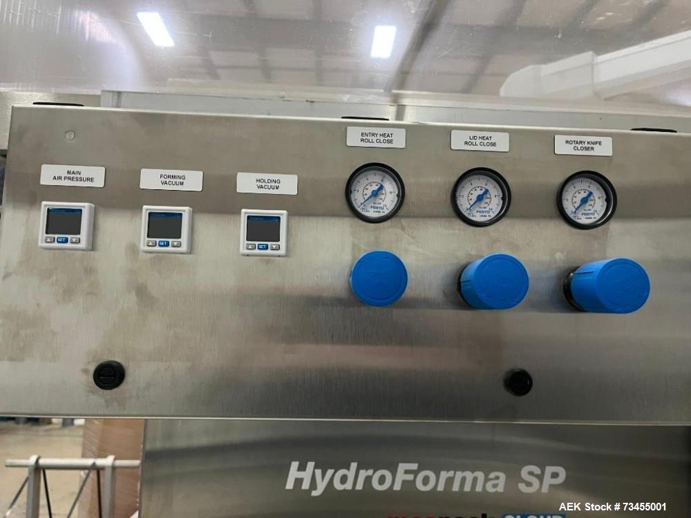 Used Mespack Hydroforma 330 SP Horizontal Thermoformer – 2022 PVA Pod Machine for Water-Soluble Pods