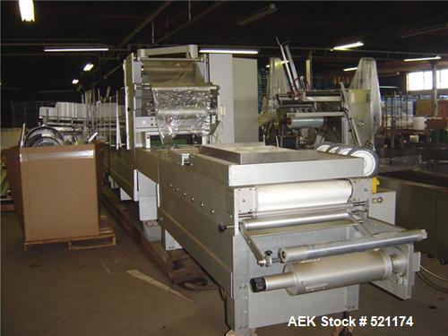 USED: Multivac model CD6000 thermo form-fill-seal machine. Last used in meat application. Built 1990.