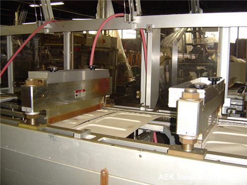 USED: Multivac model CD6000 thermo form-fill-seal machine. Last used in meat application. Built 1990.